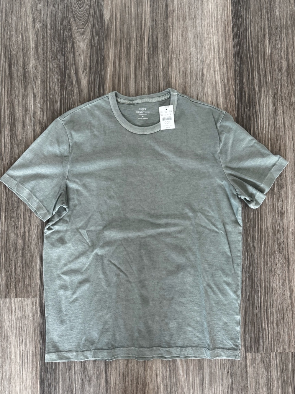 J. Crew Short Sleeve Crewneck T-Shirt in Sage Green
